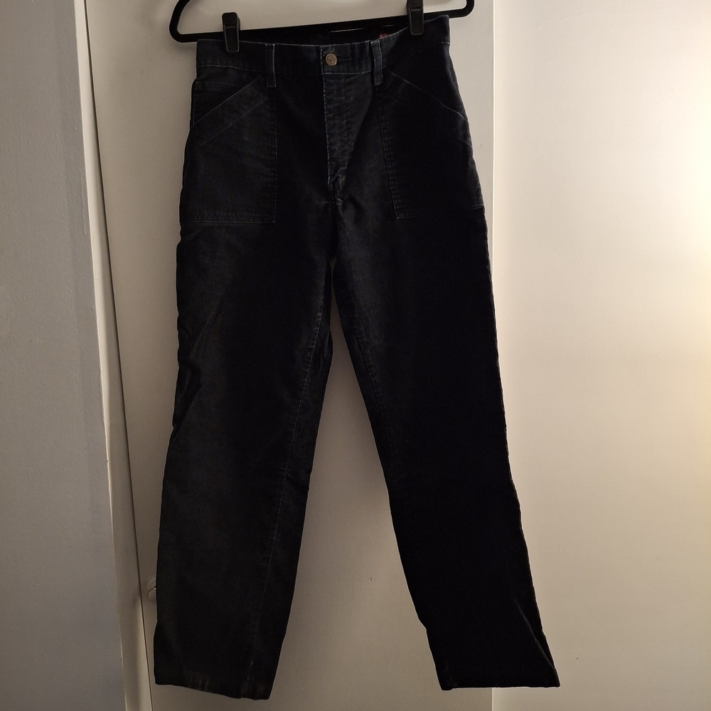 Levi's Women's Black Corduory Cargo Pants